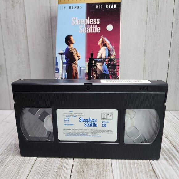 Sleepless in Seattle VHS Tape 1993 - Special Edition - Tom Hanks Meg Ryan Vtg - Picture 2 of 4